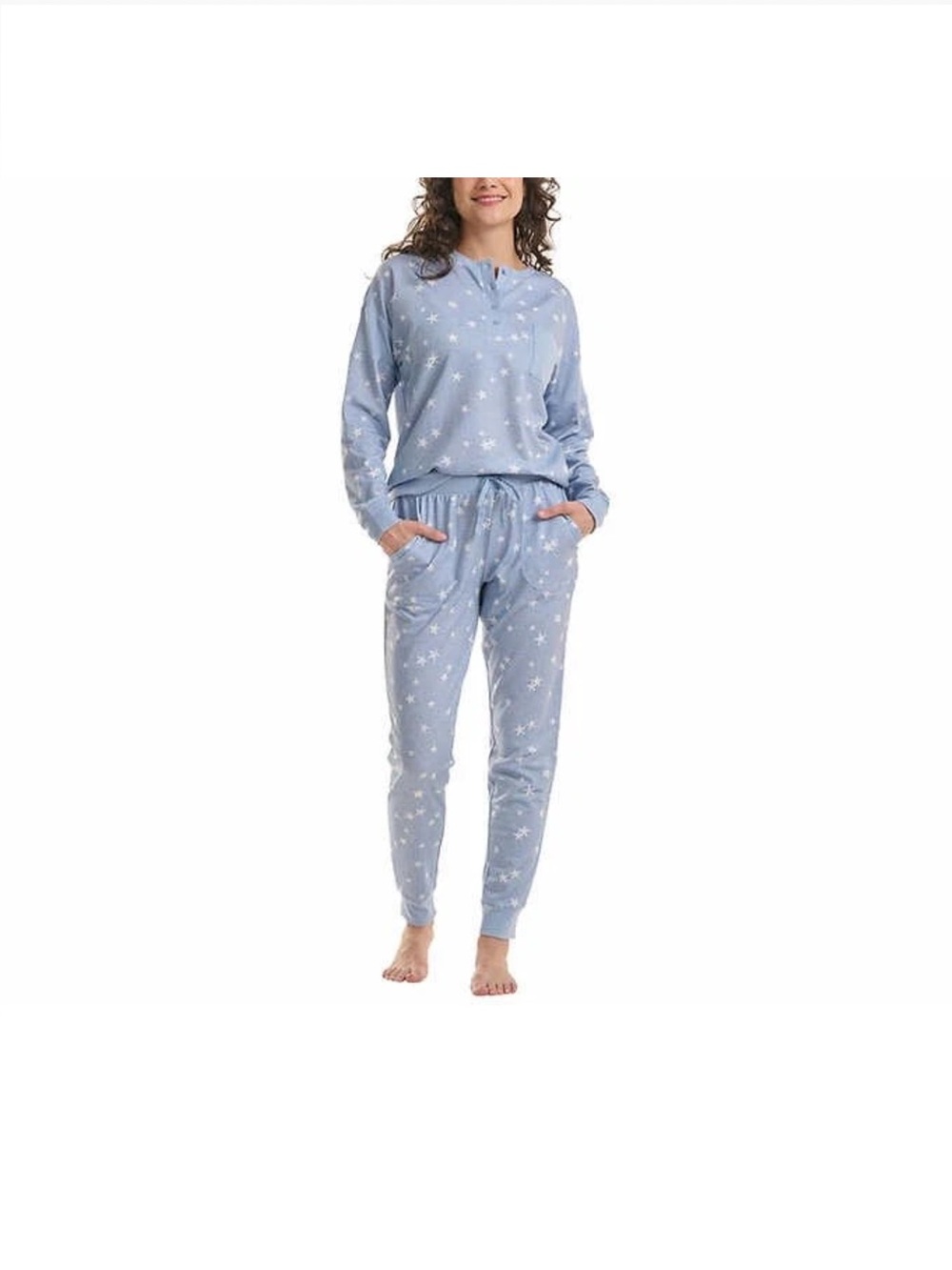 Splendid Ladies' 2-Piece Lounge Set Stampstar Blue Medium